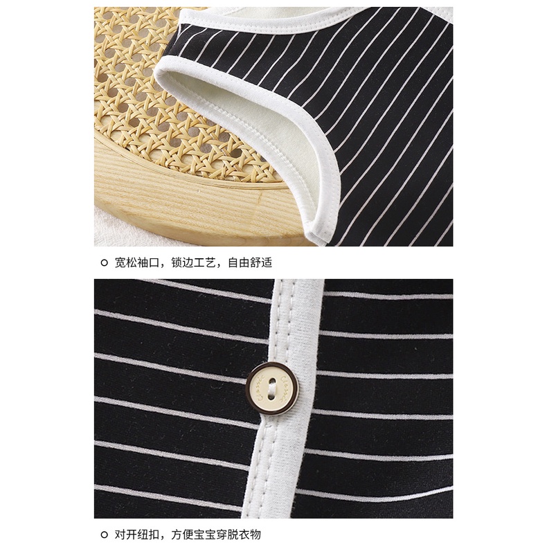 Áo Khoác cardigan Không Tay 60-120cm Thời Trang Thu Đông Cho Bé