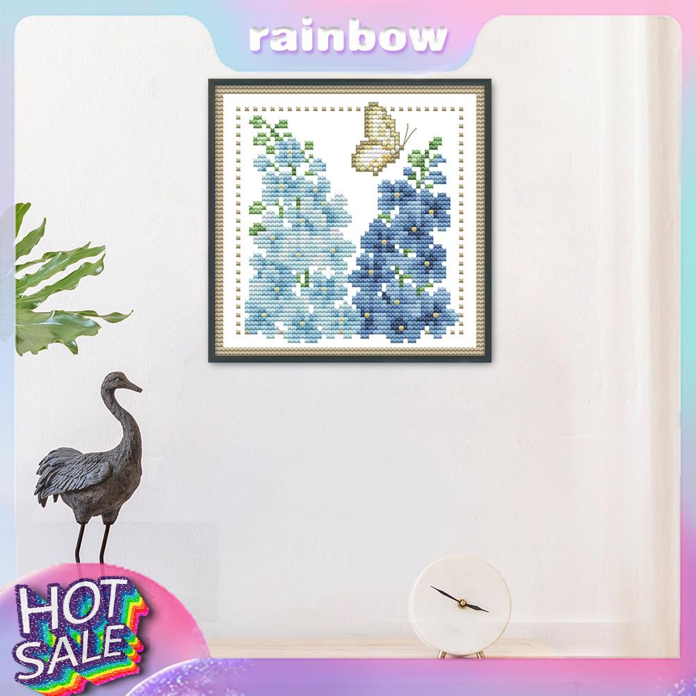 Bộ Tranh Thêu Chữ Thập 12 Tháng Hình Bông Hoa