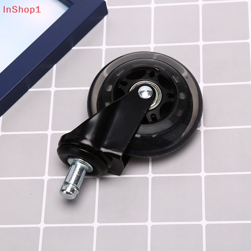 1 Bánh Xe Cao Su Xoay 3 inch Mẫu mới Cho Ghế Văn Phòng