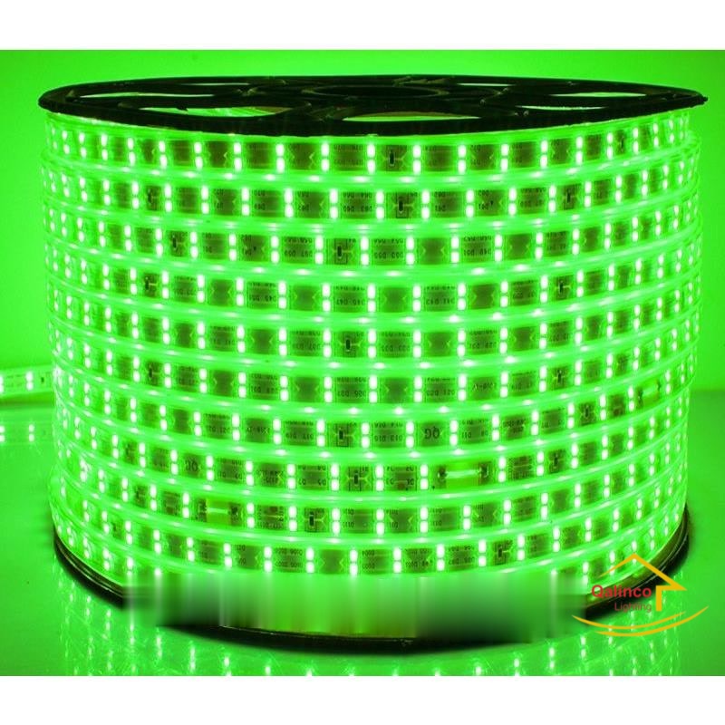 Dây đèn led đôi 2 hàng bóng 2835, bọc nhựa chống nước
