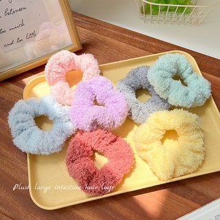 Dây buộc tóc đồ cột tóc scrunchies cột tóc phụ kiện tóc buộc tóc dây cột tóc dây buộc tóc scrunchies Dây Buộc Tóc Lông Nhung Co Giãn Phong Cách retro Pháp Dễ Thương