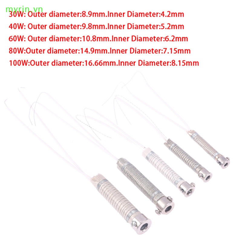 Lõi Sắt Hàn Thay Thế Bền Bỉ 30 / 40 / 60 / 80 / 100w