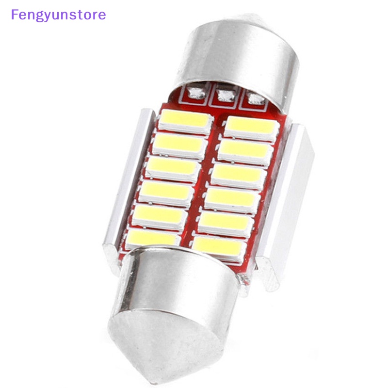 Set 2 Bóng Đèn led 31mm 4014 12smd c5w Cho Nội Thất Xe Ô Tô vn