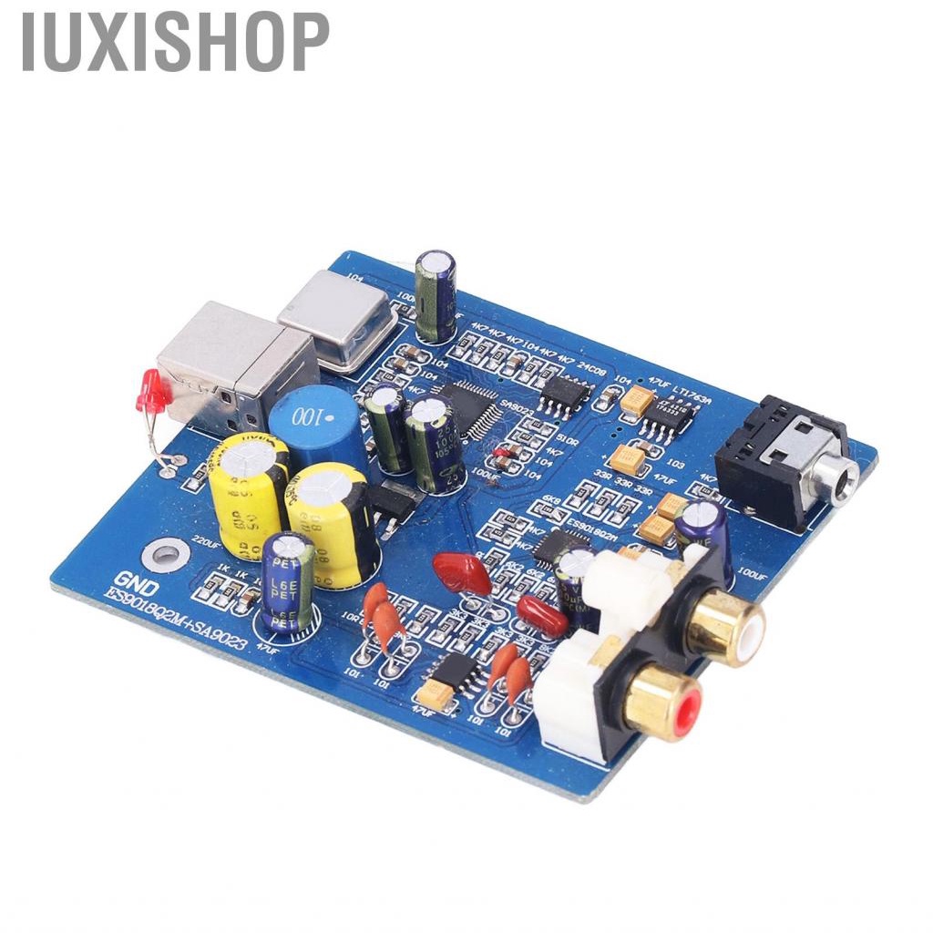 Iuxishop Audio Amplifier Module Board USB DAC  Card 24bit 96K SA9023 ES9018K2M