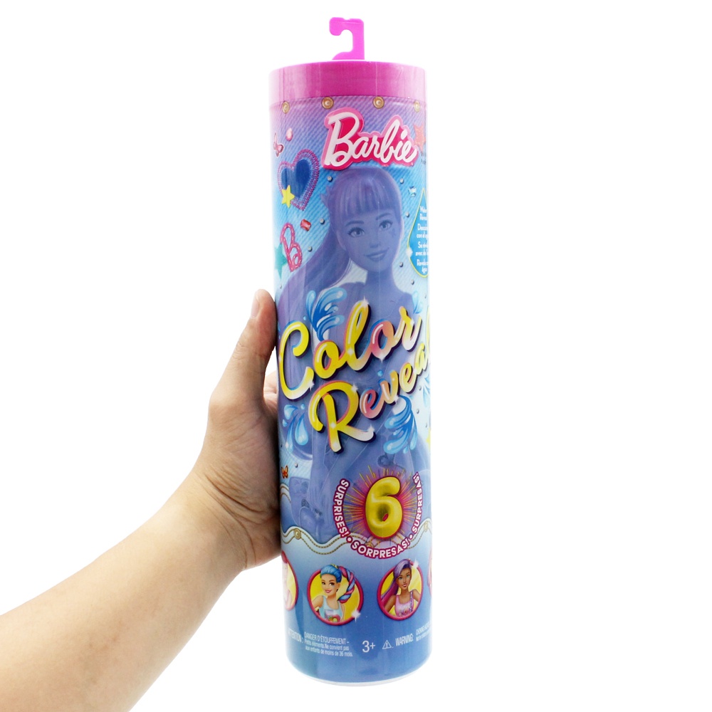 Đồ Chơi Búp Bê Barbie Đổi Màu - Phiên Bản Thời Trang Denim - Barbie HJX55