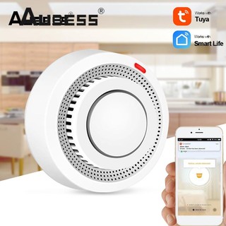 Đầu báo khói Wifi thông minh Aubes với hệ thống ứng dụng báo cháy Wifi cho gia đình/khách sạn/nhà hàng/cửa hàng