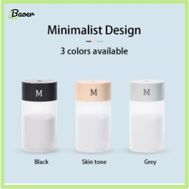 Máy Tạo Độ Ẩm Không Khí mini 100% Chính Hãng 260ml Có Đèn Và usb