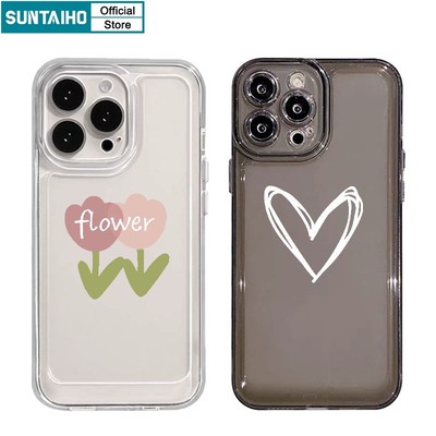 Suntaiho Ốp Điện Thoại tpu Mềm Chống Sốc Họa Tiết Hoa tulip Cho iphone 15 14 12 13 11 pro max ip 7 8 plus iphon x xs xr xs max