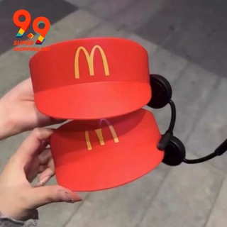 0809 mũ chống nắng đồ chơi nhà búp bê mũ đỏ mcdoie