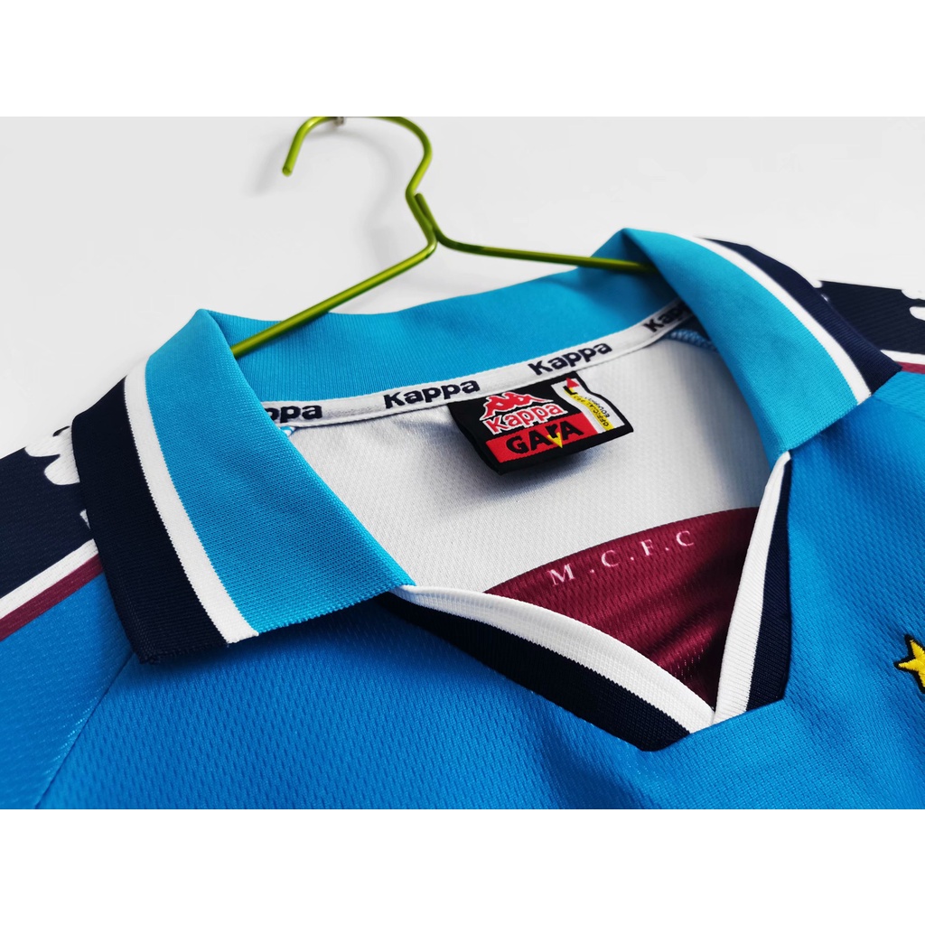 Áo Thun Thể Thao Phong Cách manchester city 1997-99 Chất Lượng Cao