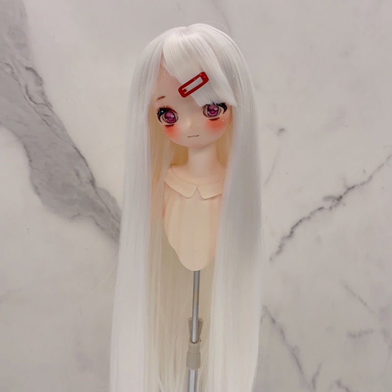 Mới Tóc Giả Dài Thẳng Cho Búp Bê bjd 1 / 3 & 1 / 4 & 1 / 6