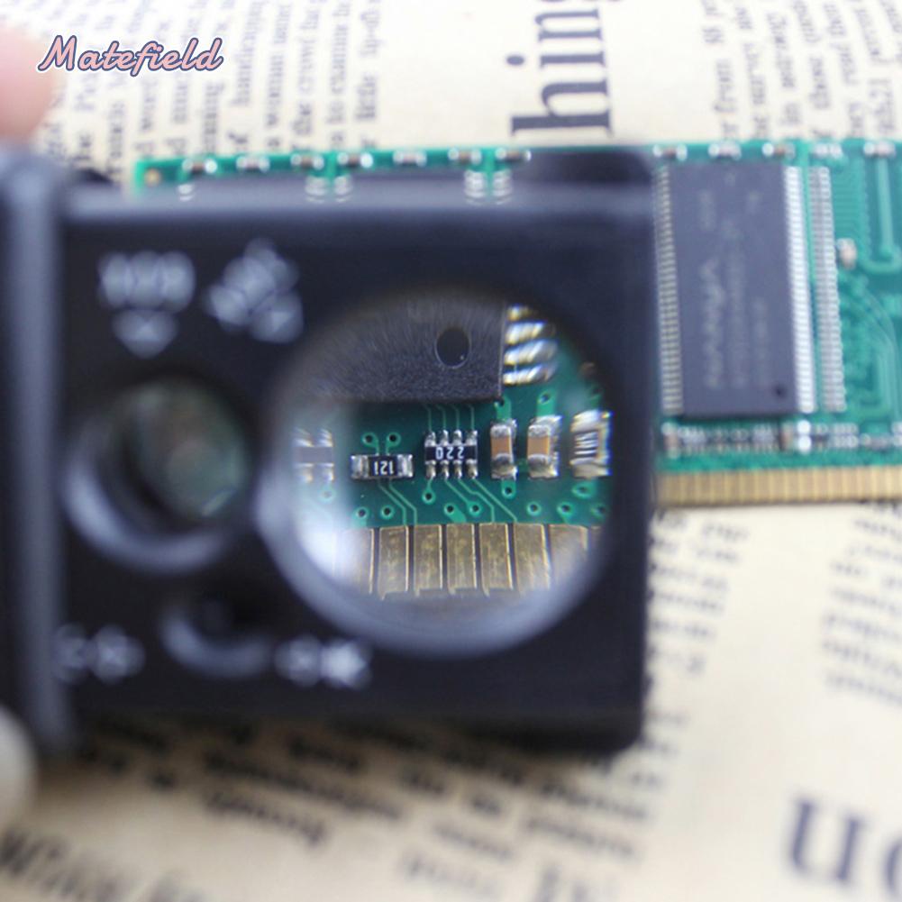 Kính Lúp Phóng Đại 30 60 Lần Có Đèn led Chuyên Dụng Làm Đồ Trang Sức