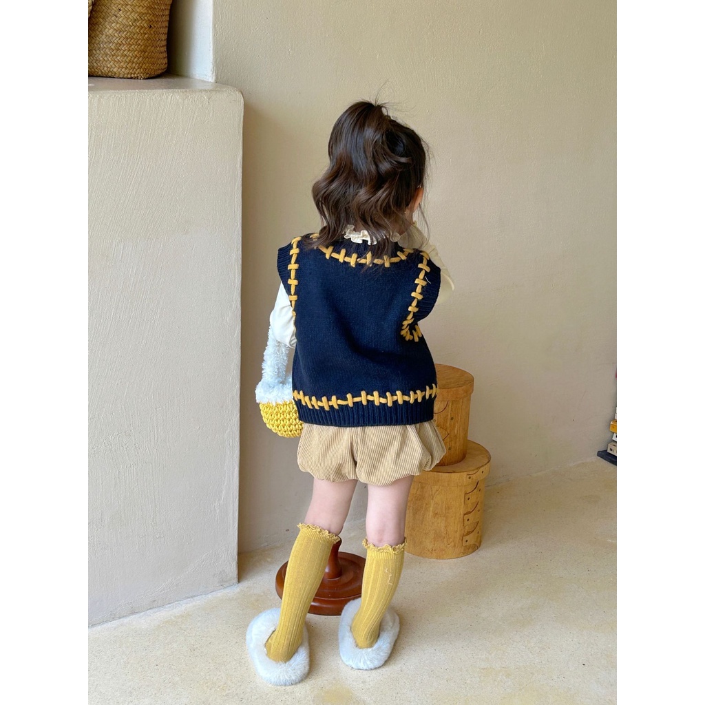 Set 3 Chi Tiết  Dệt Kim Hình Thỏ Dễ Thương Cho Bé Gái 2023