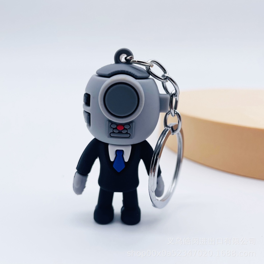 Móc Khóa Hình Búp Bê Người Đàn Ông Ngồi toilet Ngộ Nghĩnh