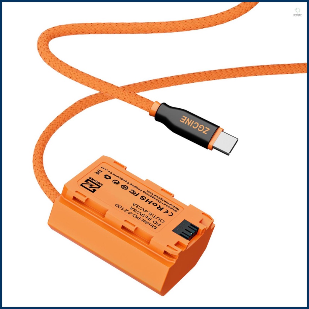 ZGCINE Type-C to LP-E6NH Dummy Battery Power Adapter for Canon Cameras - Reliable and Convenient Charging Solution for Professional Photography