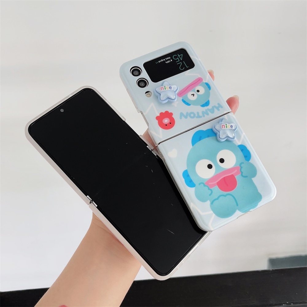 Bao Da Điện Thoại Chống Sốc Họa Tiết Hoạt Hình Cho samsung galaxy z flip 5 4 3 flip5 flip3 flip4 5g Ốp