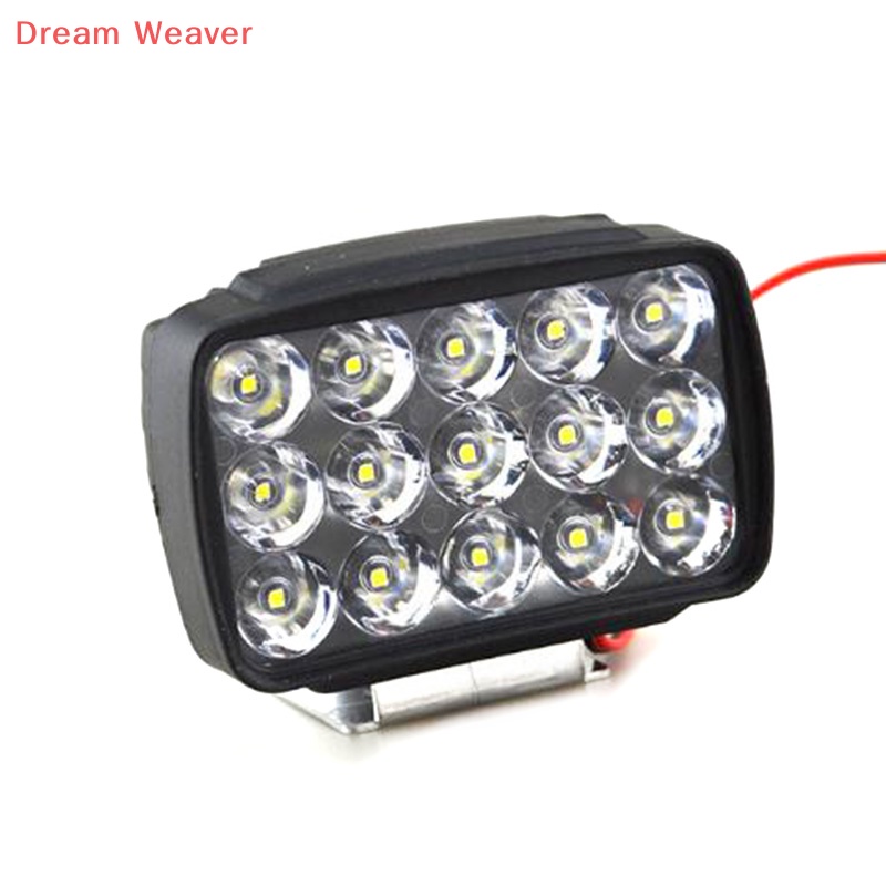 Đèn Pha led 15 Bóng 1000lm Chuyên Dụng Cho Xe Mô Tô atv
