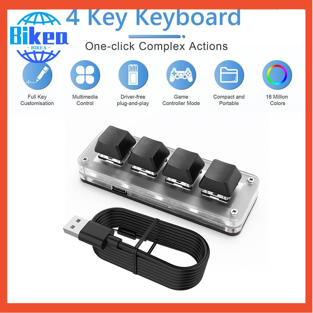 Bàn Phím rgb macro 3 / 4 Phím Chuyên Dụng Cho Game Thủ