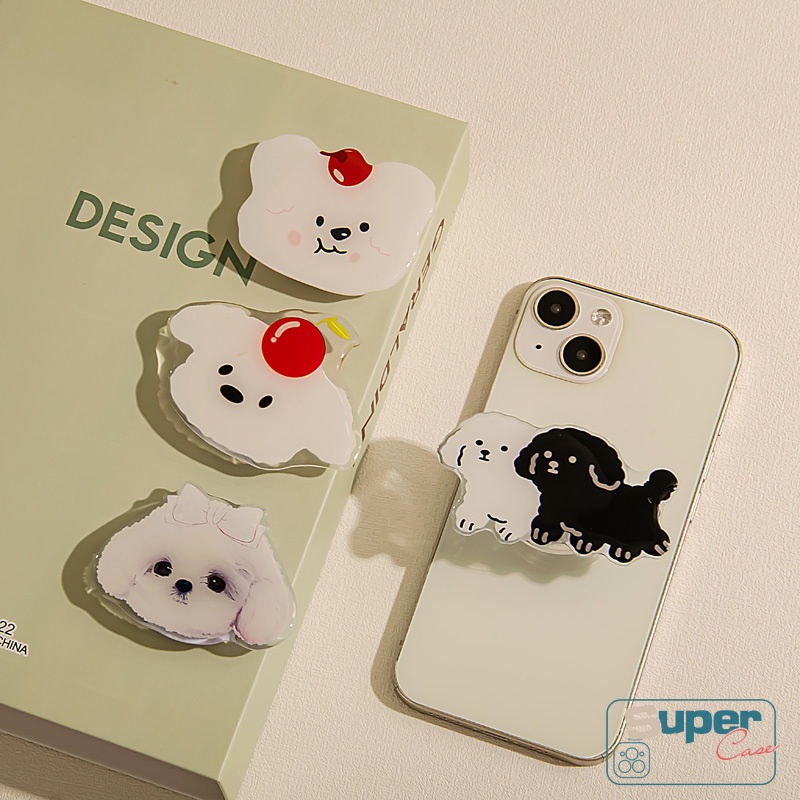 Giá Đỡ Điện Thoại Dạng Nhẫn Hình Thú Hoạt Hình Dễ Thương