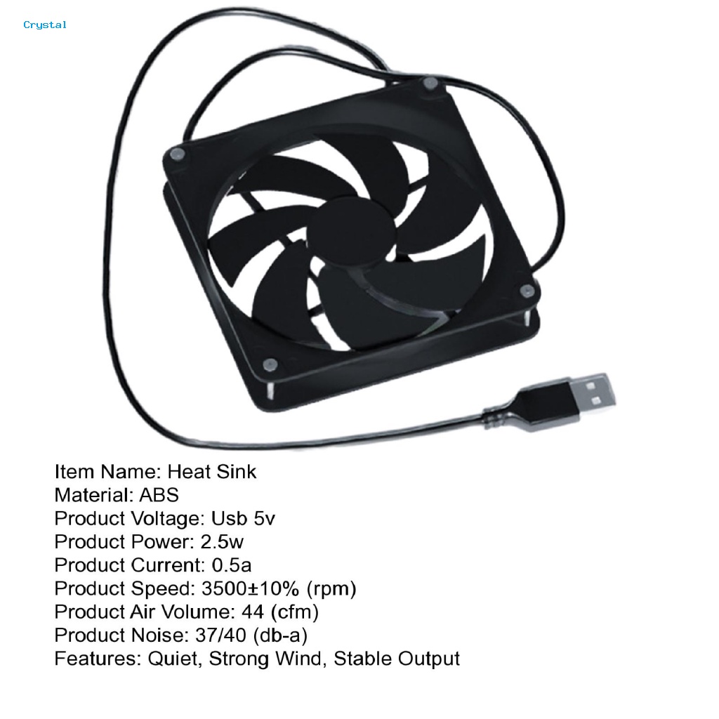 Crh.b Quạt Làm Mát usb Yên Tĩnh 5v Cho set-top Box Và Tv