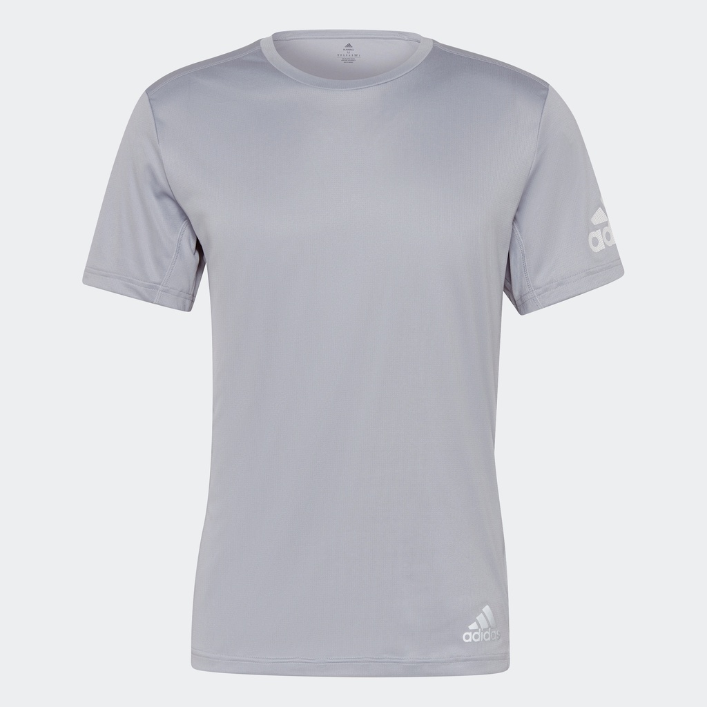 adidas Chạy Áo Thun Run It Nam Xám HB7476