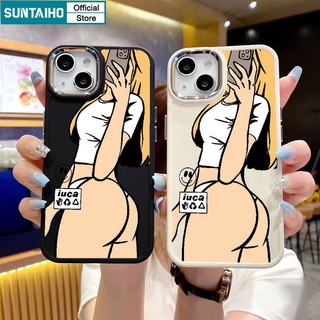 Suntaiho Ốp Điện Thoại Silicon Mềm Chống Sốc Hình Cô Gái Gợi Cảm Cho iphone 15 14 12 13 11 pro max ip 7 8 plus iphon x xr xs max