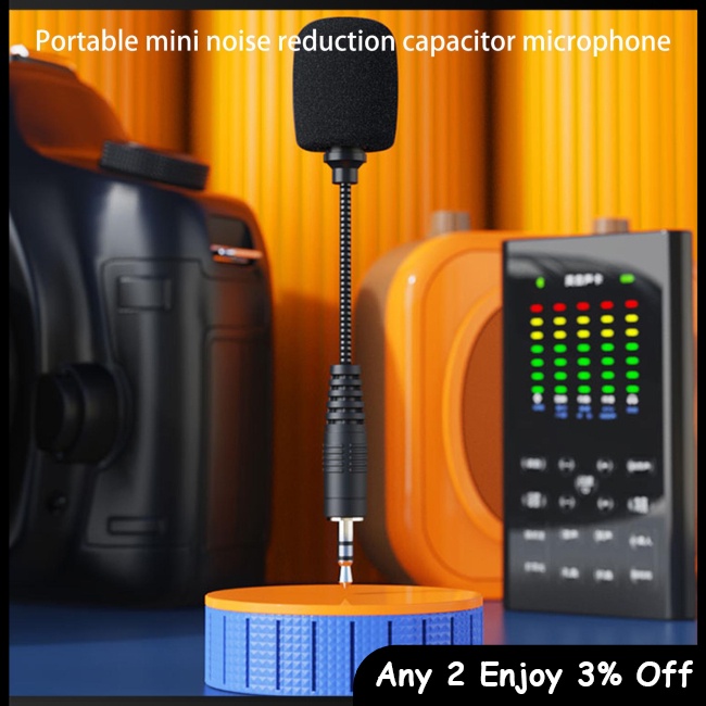 Micro mini jack 3.5mm Chống Ồn Linh Hoạt Cho Điện Thoại / Máy Tính