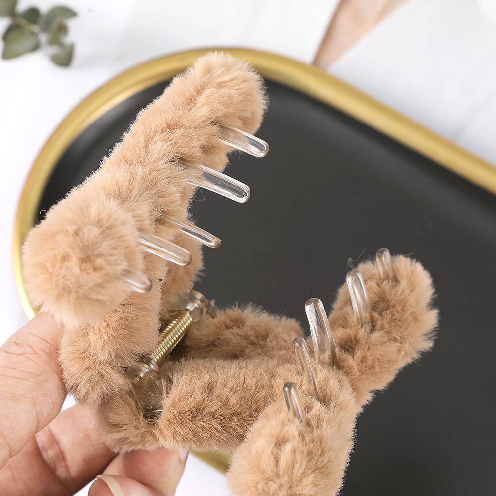 Kẹp tóc CHLINS màu trơn đơn giản cho nữ
