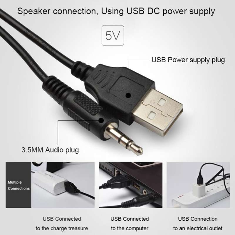 Bộ Loa Máy Tính USB KAW D202 Công Suất Lớn, Âm Thanh Sống Động -Bảo Hành 12 Tháng