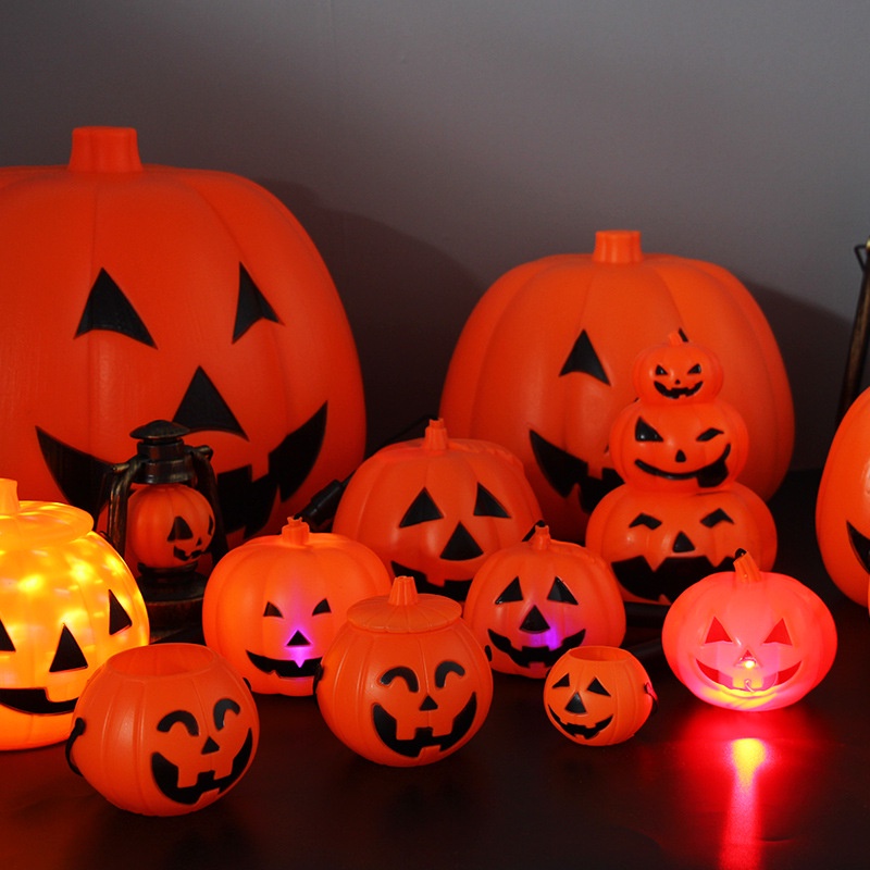 Xô Đựng Bí Ngô Cầm Tay Trang Trí halloween