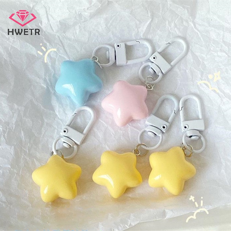 1 Móc Khóa Hình Ngôi Sao Hoạt Hình Đáng Yêu Cho Nữ