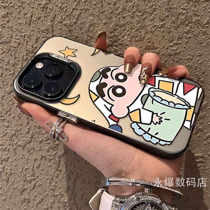 Ốp Điện Thoại Dẻo Họa Tiết Hoạt Hình Cậu Bé Bút Chì Dễ Thương Cho iphone13pro12 shin-chan / 11 7pmax 14pro