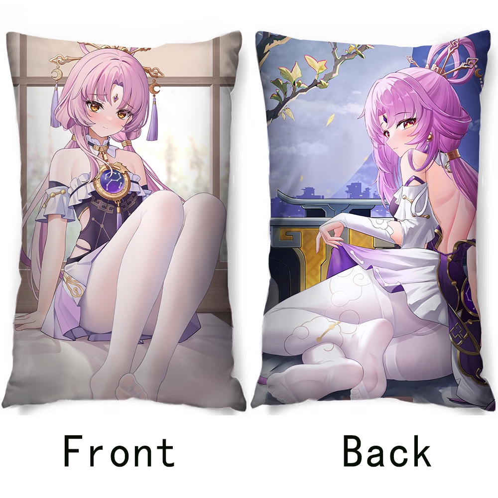 Vỏ Gối Chữ Nhật Hai Mặt In Hình anime honkai Starrail fuxuan Sakura
