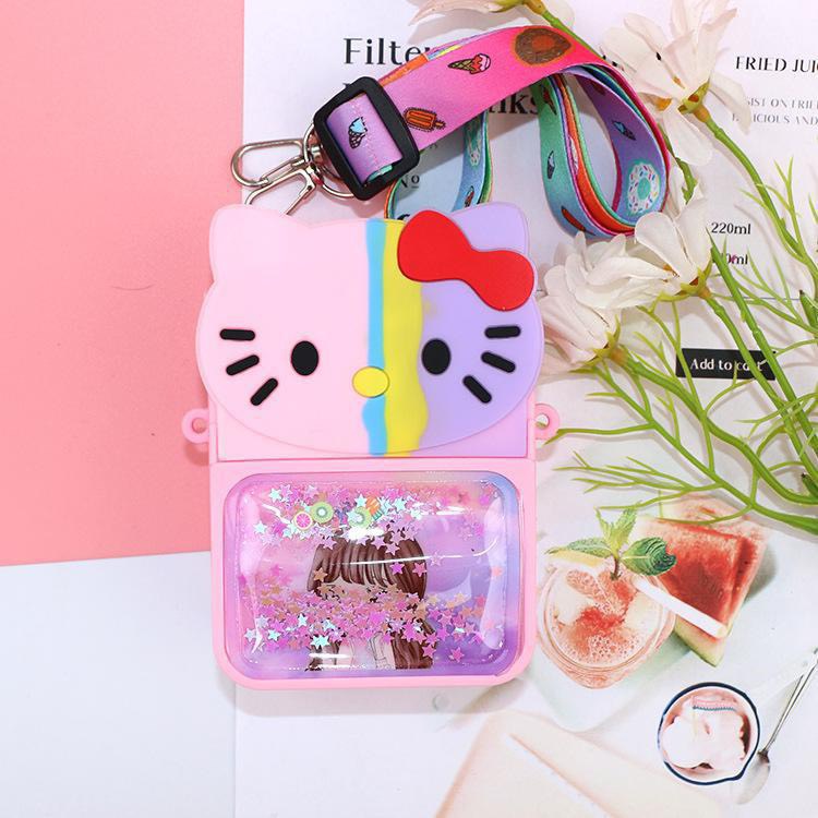 Túi xách silicon pop it kim sa hello kitty đeo chéo thời trang đựng bao bì lì xì, mỹ phẩm