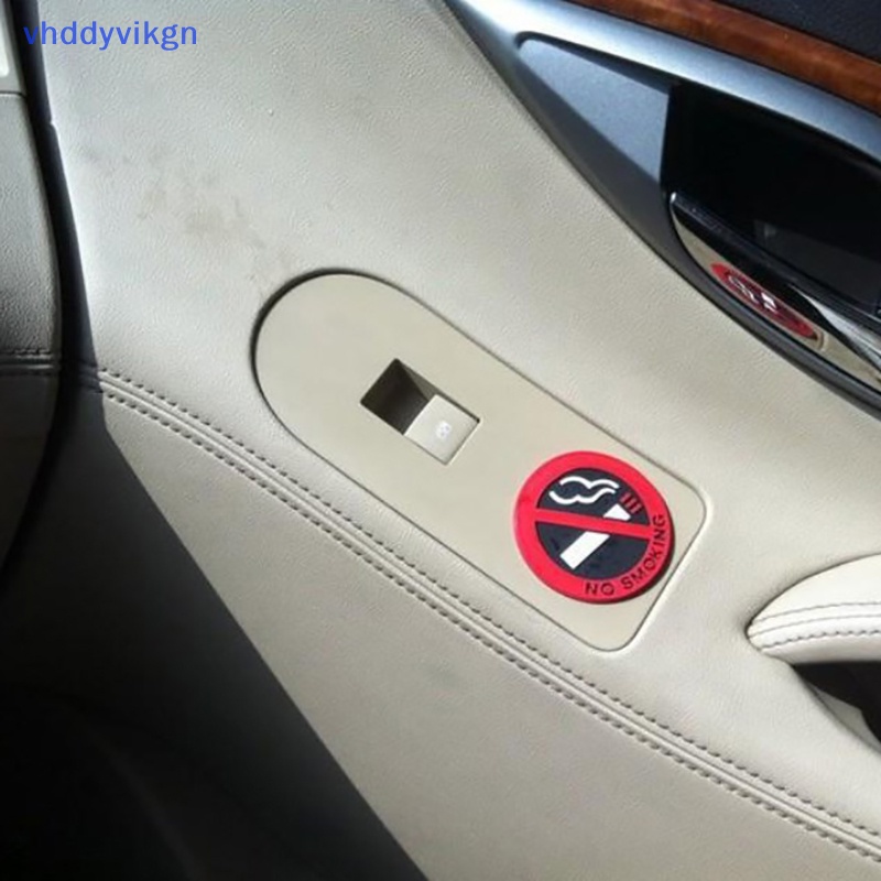 Set 1 / 5 sticker Tròn In Chữ vhdd Dùng Để Trang Trí Xe Hơi vn