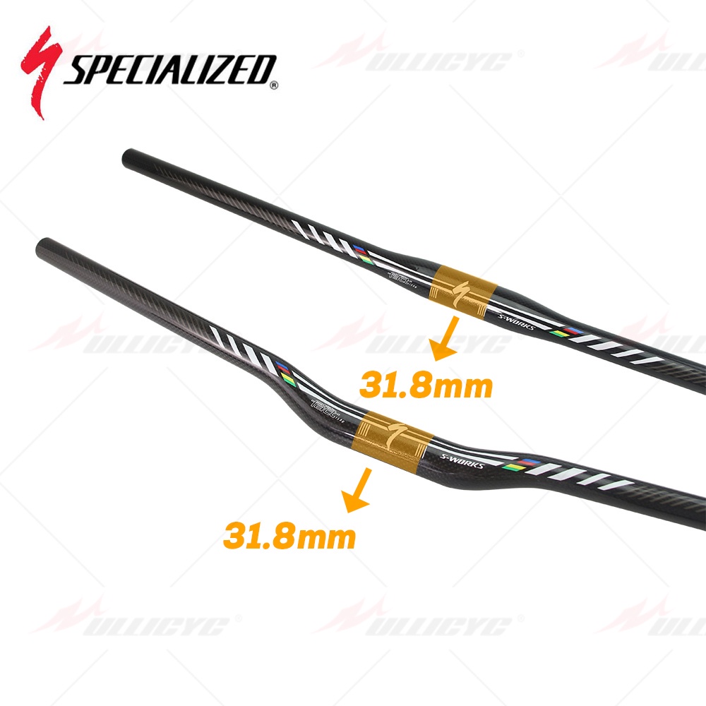 Tay Lái Xe Đạp Leo Núi 3k 31.8 Kích Thước 580mm - 740mm Chất Liệu Sợi carbon