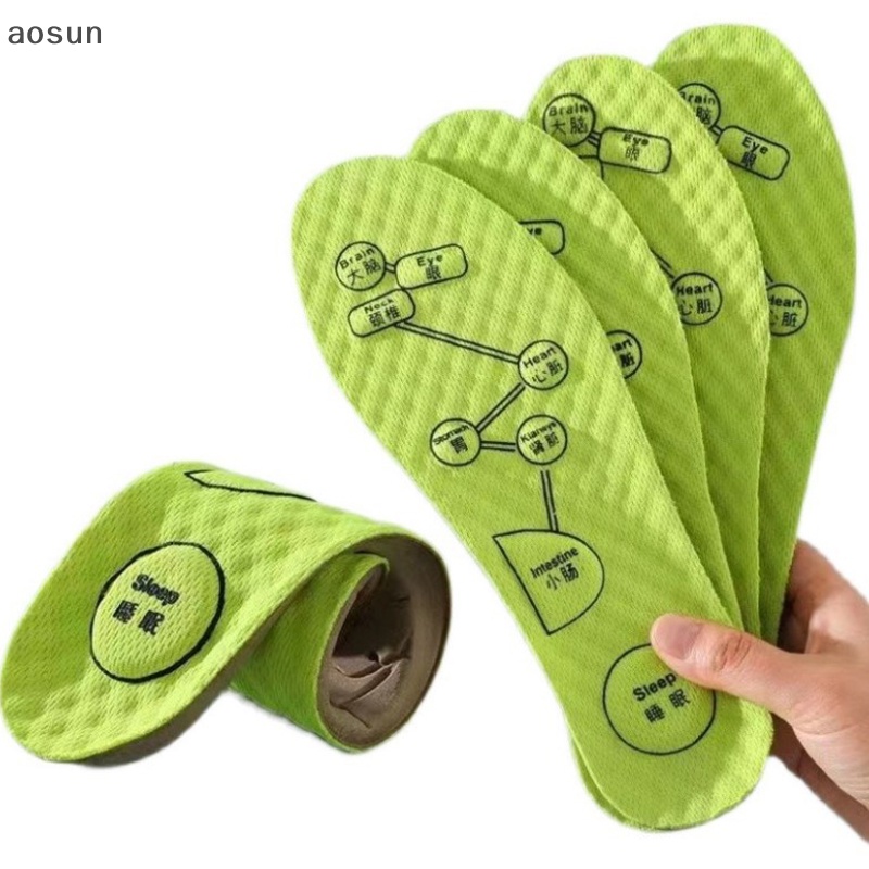 Aosun Đế Lót Giày Thể Thao Khử Mùi Thoáng Khí