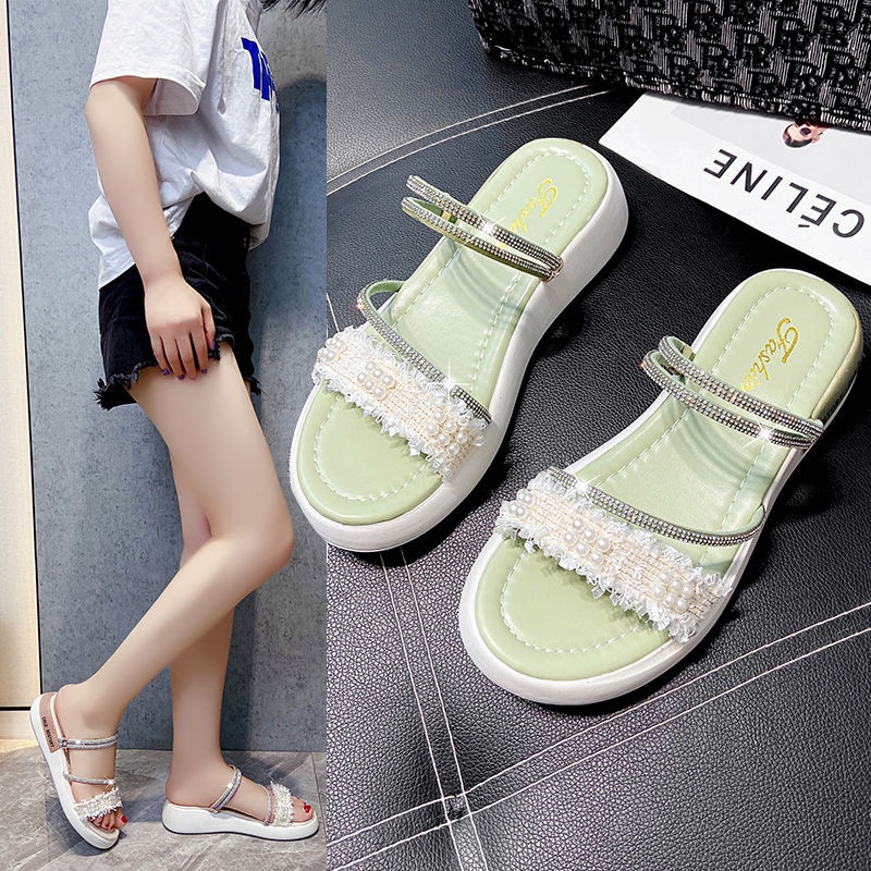 NOVA  dép sandal nữ dép bánh mì nữ dép bánh mì Chống Trượt 2023 NEW B98G1UQ 36Z230904