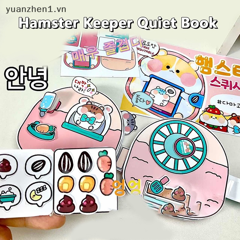 Zhen Mới Nhãn Dán Hình Chuột hamster Thủ Công Nhỏ Nhắn Dễ Thương Vui Nhộn Làm Quà Tặng Cho Bé Gái vn