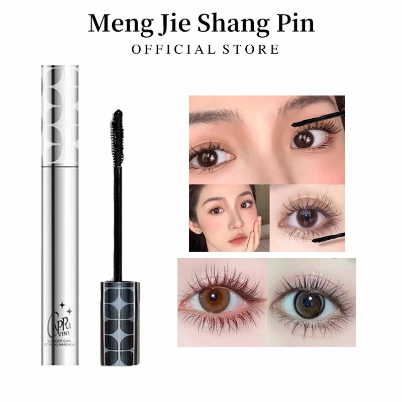 Mascara Kháng Nước Lâu Trôi Chuốt Mi Cong Vút Và Dài Hơn Với Thiết Kế Ống Màu Bạc Thời Trang