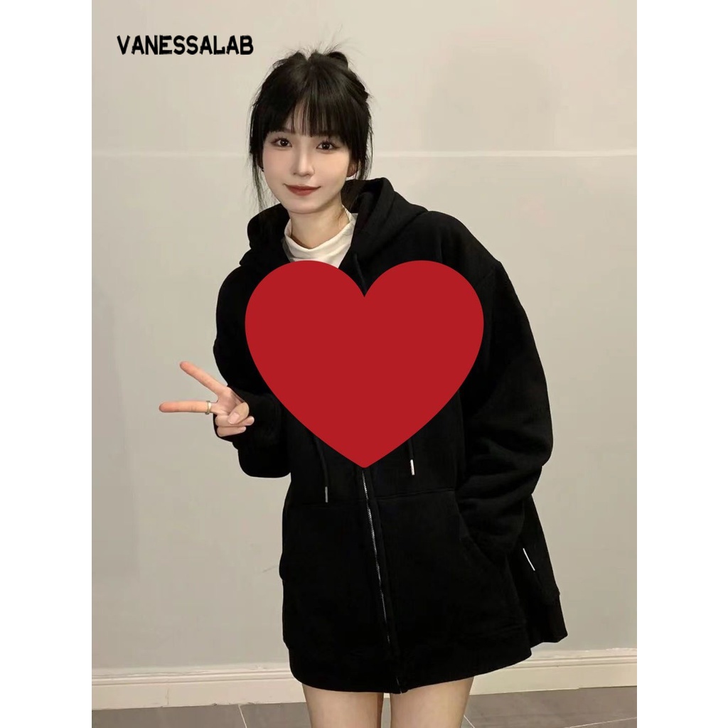VanessaLab Áo Khoác hoodie áo khoác nữ zip hoodie comfortable Thanh lịch Thông thường Phong cách WWY2390WEI37Z230913