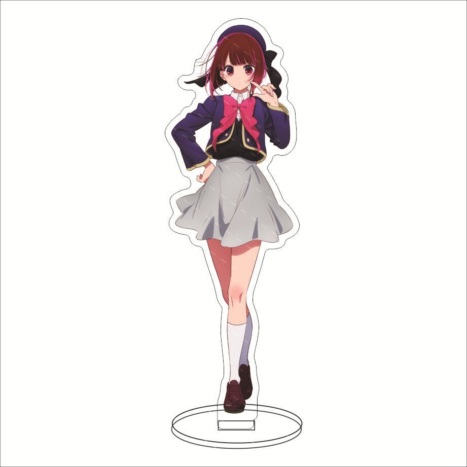 Mô hình Standee Oshi no Ko Ai Hoshino Aqua Ruby Gorou Miyako Anime góc học tập để bàn làm việc cao 15cm