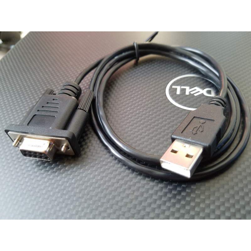 Dây cáp DB9 1 đầu cái 1 đầu USB hàng đúc nhập khẩu, dây dùng chỉnh vang số x5, x6, x12 và nhiều dòng vang số khác