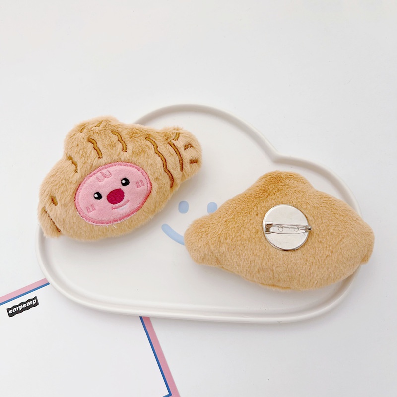 Trâm Cài Áo Hình Tai Thỏ Hoạt Hình Xinh Xắn