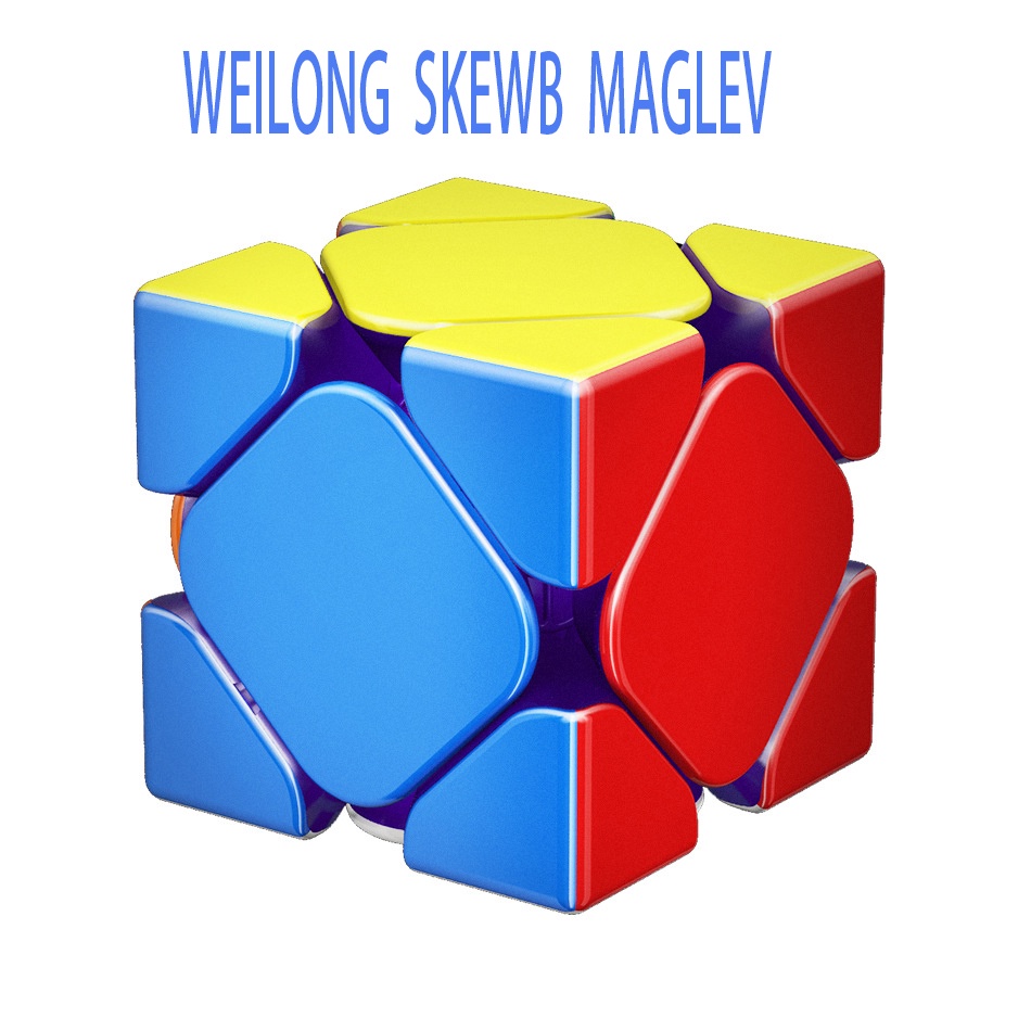 Moyu Weilong Skewb Maglev Từ Magic Speed Cube Stickerless Chuyên Nghiệp Fidget Đồ Chơi Moyu Maglev S