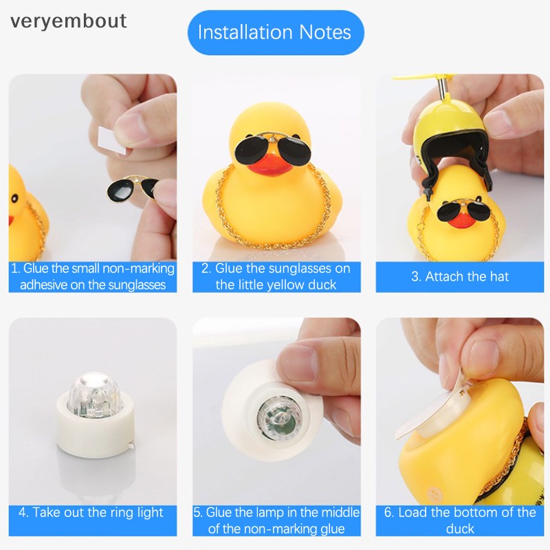 Chú Vịt Vàng Đội Mũ Bảo Hiểm Dễ Thương