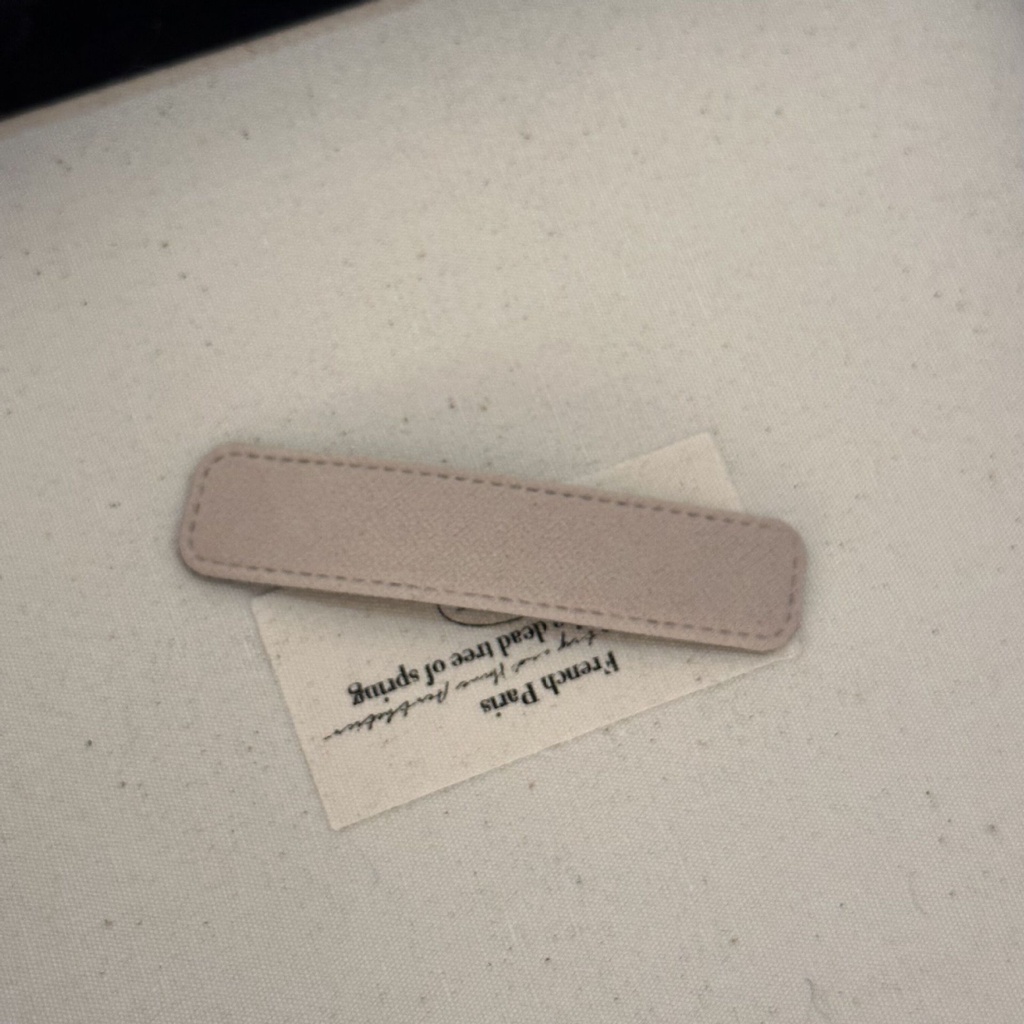 Kẹp Tóc Nhung Hình Vuông Kiểu Dáng Đơn Giản Hợp Thời Trang