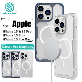 Nillkin Ốp Điện Thoại tpu Dẻo Trong Suốt Có Góc Chống Sốc Cho iphone 15 pro 15 plus 15 pro max