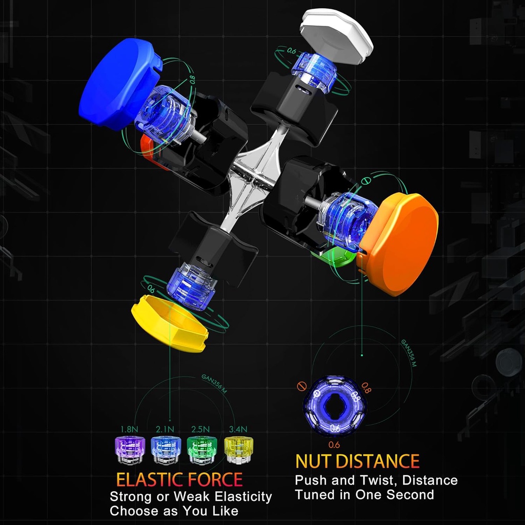 Khối Rubik 3x3 356 m lite verion 3x3 Từ Tính Đồ Chơi Cho Bé