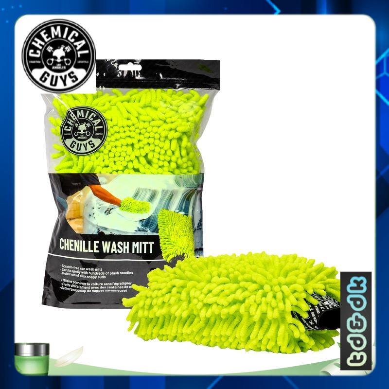 GĂNG TAY rửa xe siêu sợi cao cấp không gây xước sơn thương CHEMICAL GUYS CHENILLE WASH MITT - Mỹ